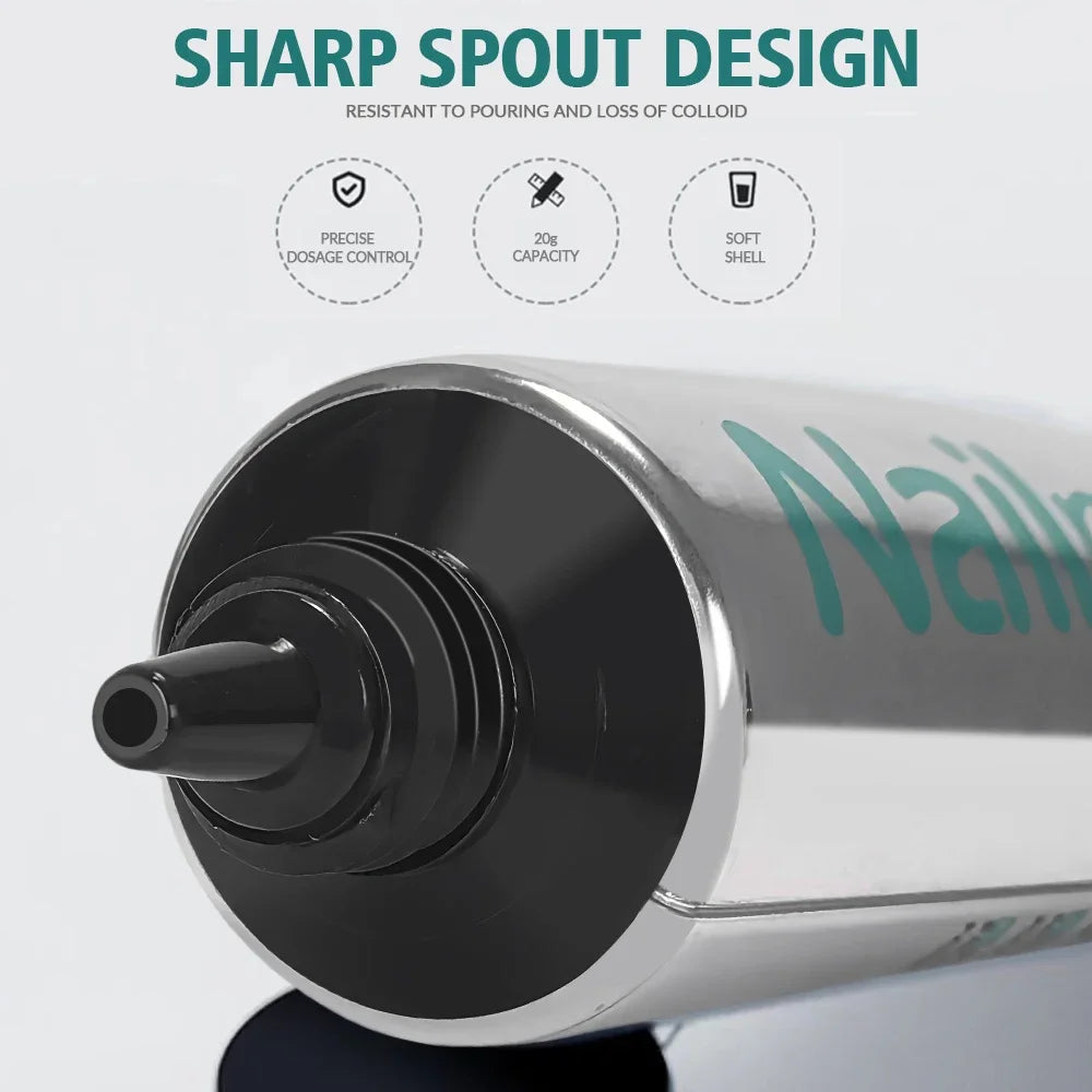 M&T Wear - Soft Nail Tips Gel Glue 20g | Long-Lasting Adhesive for Fake Nails