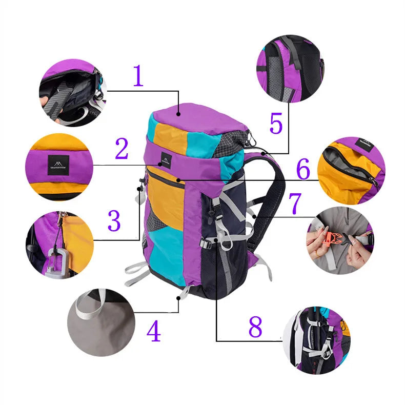 M&T Wear - Mountainhiker 35L Lightweight Tactical Outdoor Backpack