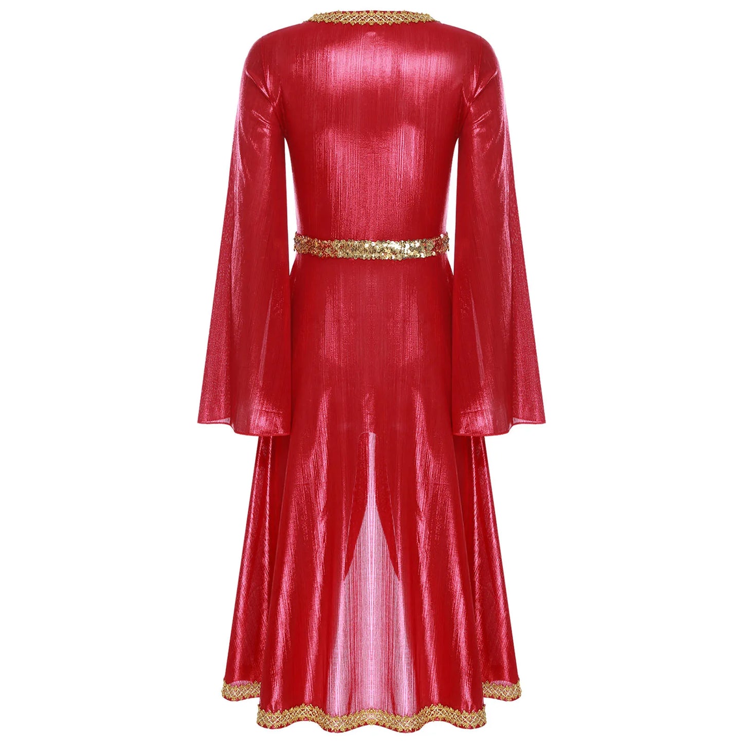 M&T Wear -  Embroidered High Waist Abaya Kaftan Dress