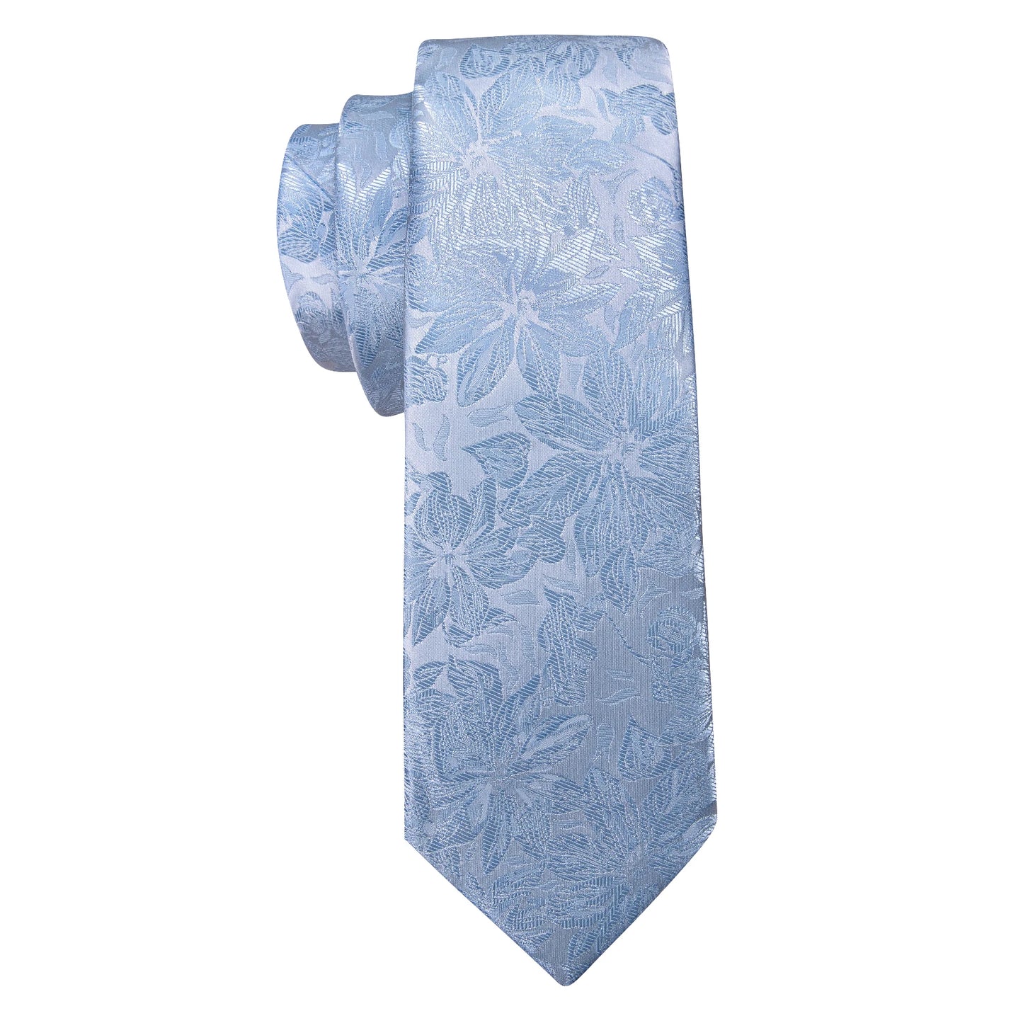 M&T Wear - Exquisite Floral Silk Necktie & Cufflink Set