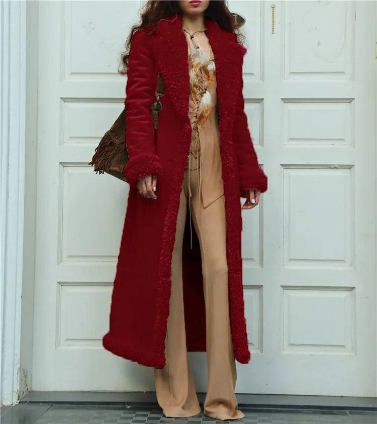 M&T Wear - Women's European Style Thickened Suede Winter Coat