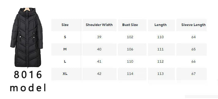 M&T Wear - The Ultimate Luxury Knee-Length White Down Puffer Coat