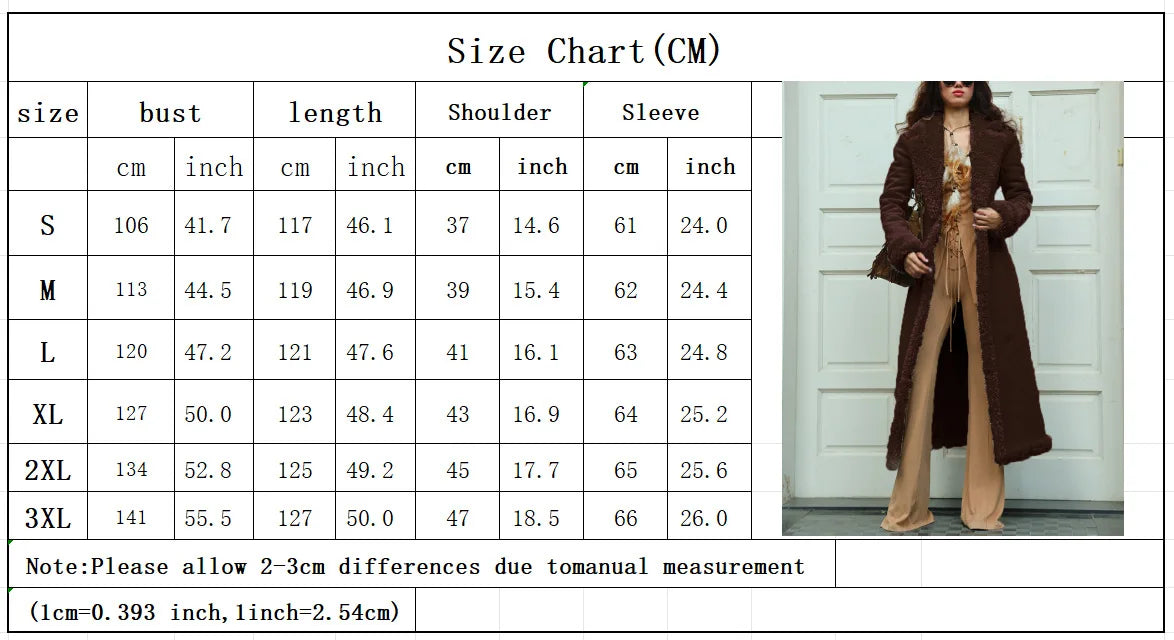 M&T Wear - Women's European Style Thickened Suede Winter Coat