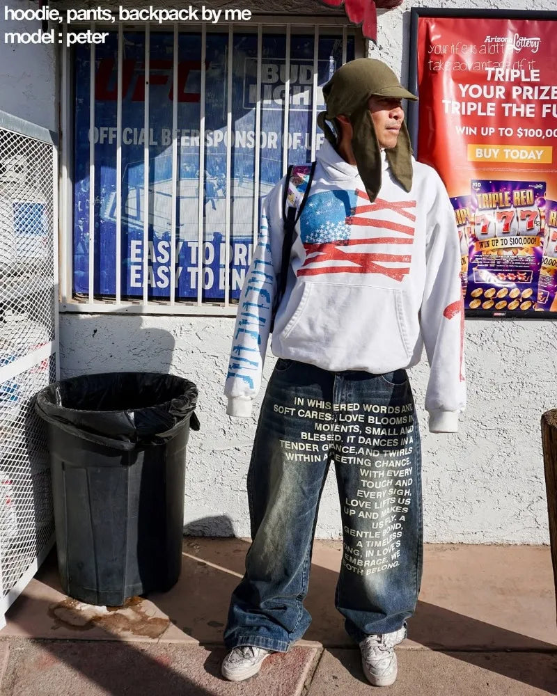 M&T Wear- BiggOrange – Y2K Vintage Wide Leg Jeans for Men & Women