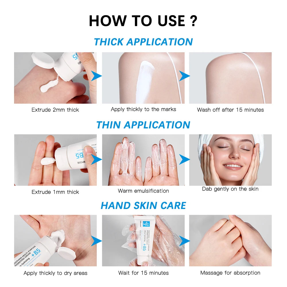 Soothing Multi-Purpose Hydrating Cream Effectively Solves Dry Chapped And Red Skin Nourishes Improve Repair Sunscreen Cream