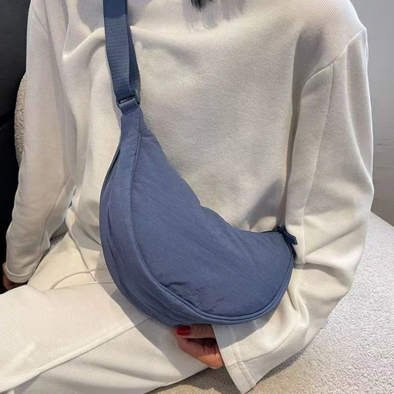 M&T Wear - Round Nylon Crossbody Travel Bag