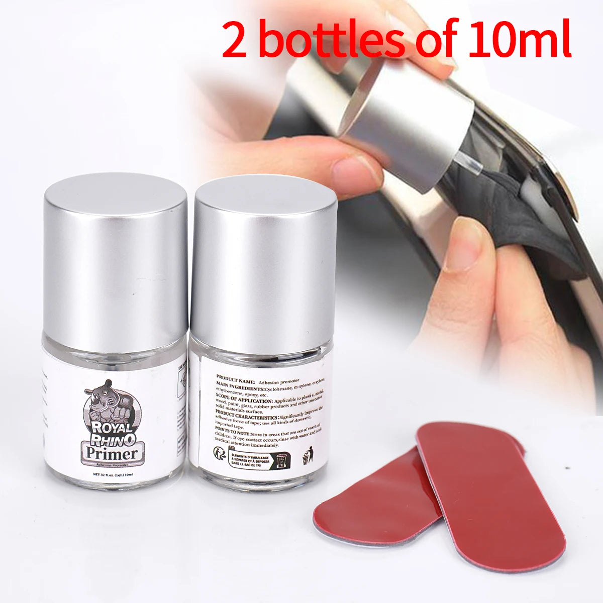 944 Primer Adhesion Promoter and Double Sided Tape Super Paste Combination 10ml Double Sided Tape Aid For Car Accessories