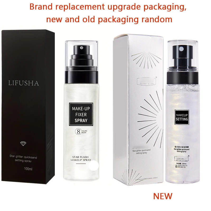 100ML Long-Lasting Makeup Fixing Spray Waterproof Sweatproof Oil Control Hydrating Setting Spray for a Fresh Makeup Finish