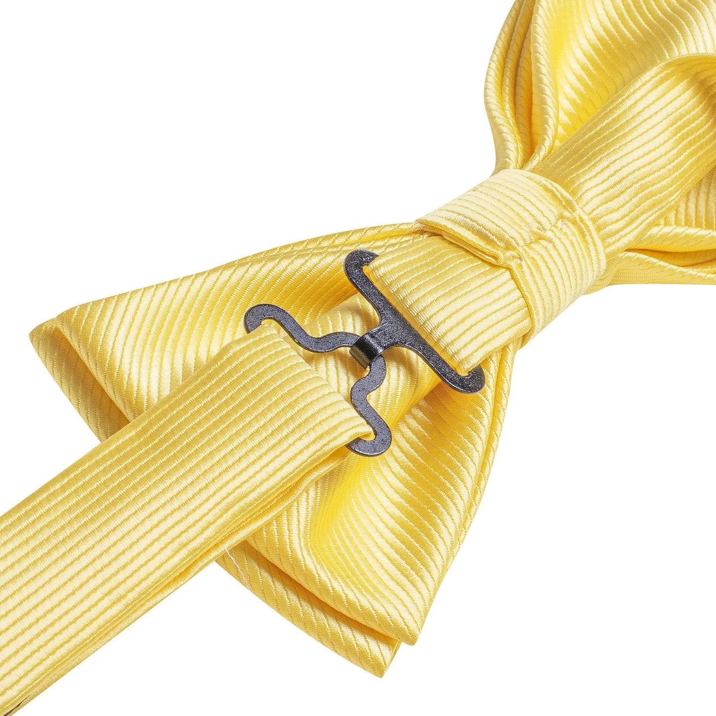 Hi-Tie 60 Color Classic Bow Ties for Men Silk Butterfly Pre-Tied Male Bowtie Pocket Square Cufflinks Set Jacquard Paisley Floral