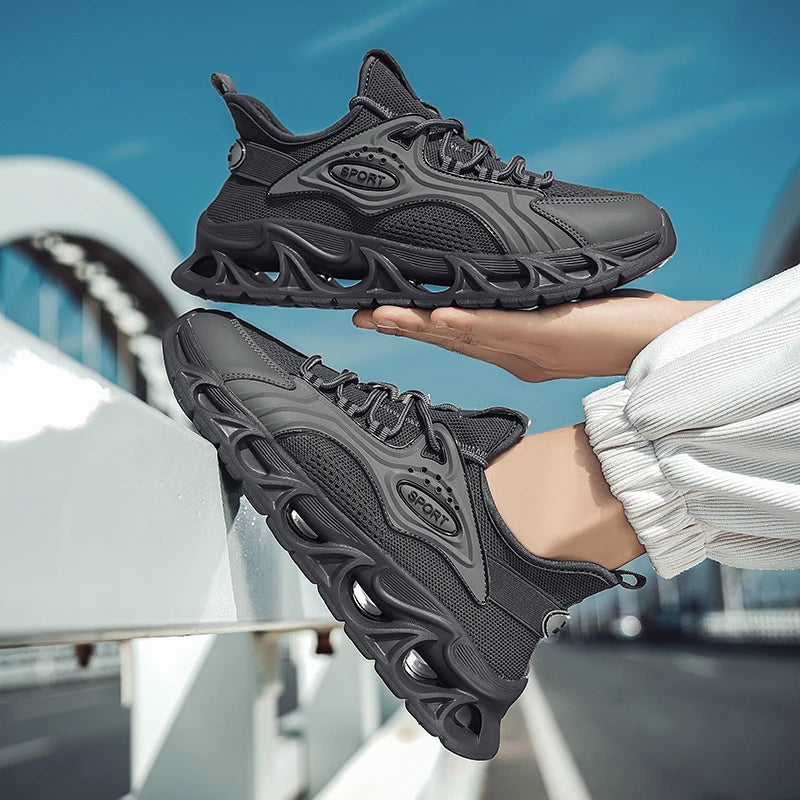 M&T Wear - Men's Casual Shoes Men Casual and Comfortable Running Sneakers Durable Lace-Up Design Suitable for Outdoor Sports and Daily Wear