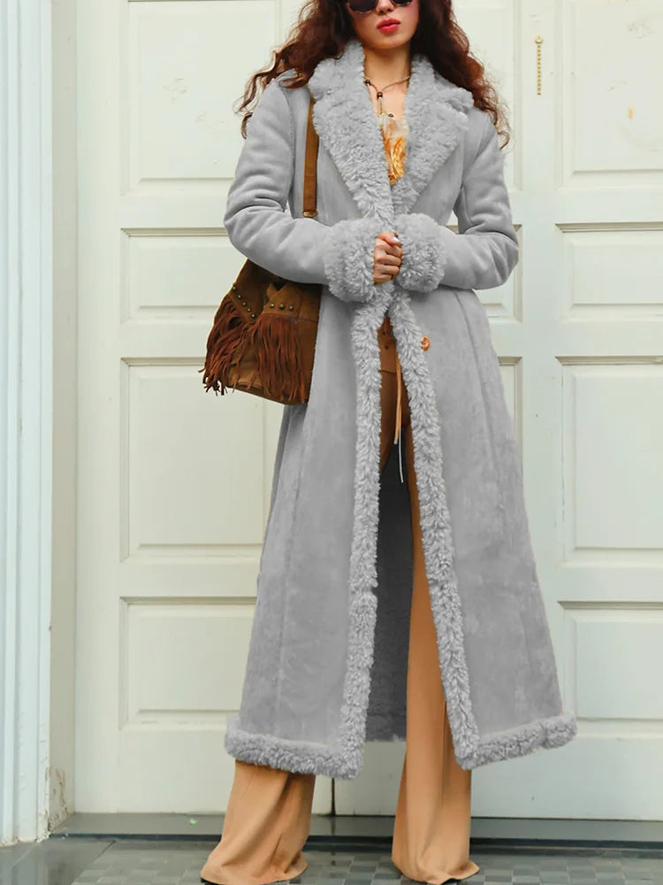 M&T Wear - Women's European Style Thickened Suede Winter Coat