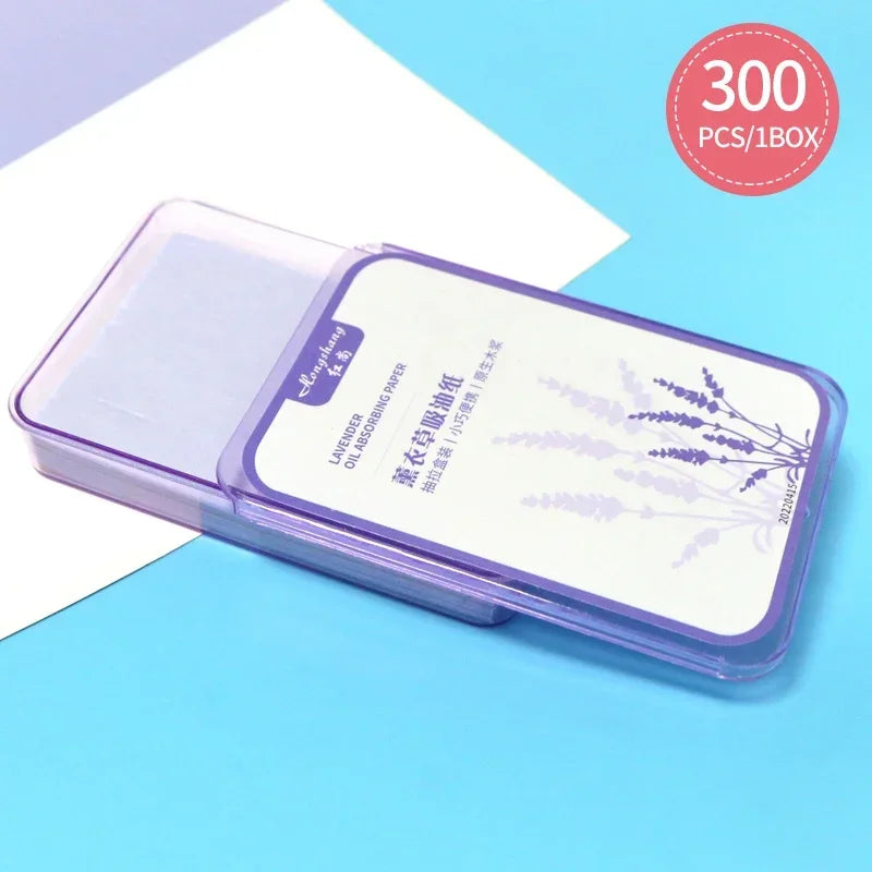 300PcsFace Oil Absorbing Paper Summer Oil Control Wipes Absorbing Sheet Oily Paper Face Cleansing  Makeup Tool Face Oil Blotting