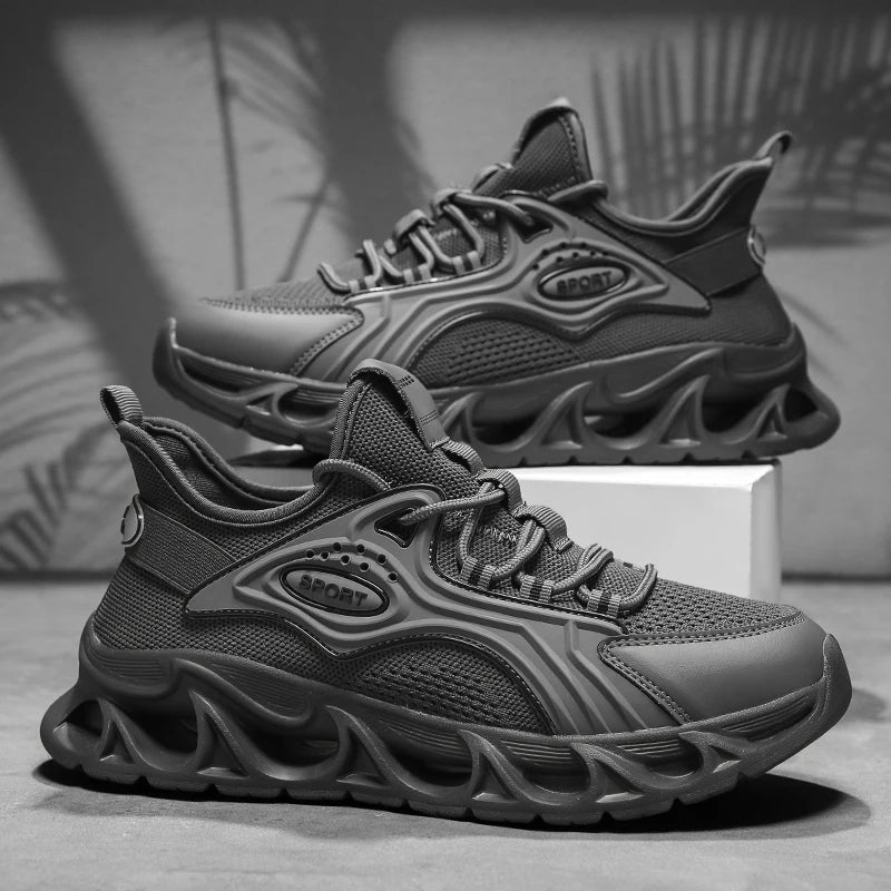 M&T Wear - Men's Casual Shoes Men Casual and Comfortable Running Sneakers Durable Lace-Up Design Suitable for Outdoor Sports and Daily Wear