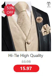 Hi-Tie 60 Color Classic Bow Ties for Men Silk Butterfly Pre-Tied Male Bowtie Pocket Square Cufflinks Set Jacquard Paisley Floral