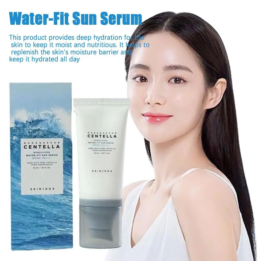 CENTELLA Instant Water-Fit Sun Serum Refreshing Moisturizing Non-Greasy Korean Sunscream Protection Product 50ml Skincare