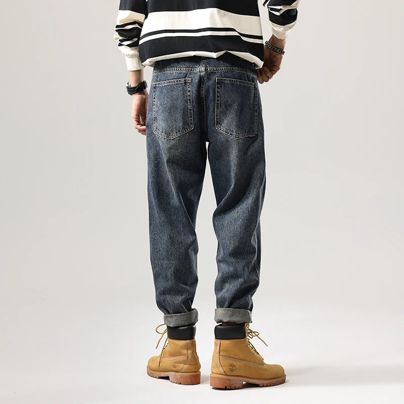 M&T Wear - Men’s Loose Fit Harem Jeans – Casual Streetwear Style