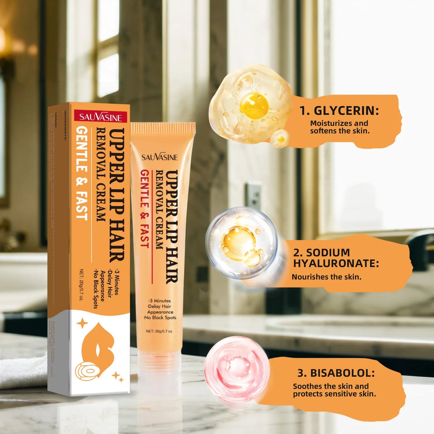 M&T Wear – 3 Minutes Fast Hair Removal Cream (20g)