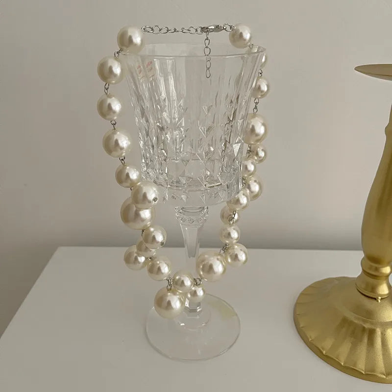 M&T Wear - Pearl Necklace for Women, European & American Style Travel and Wedding Accessory