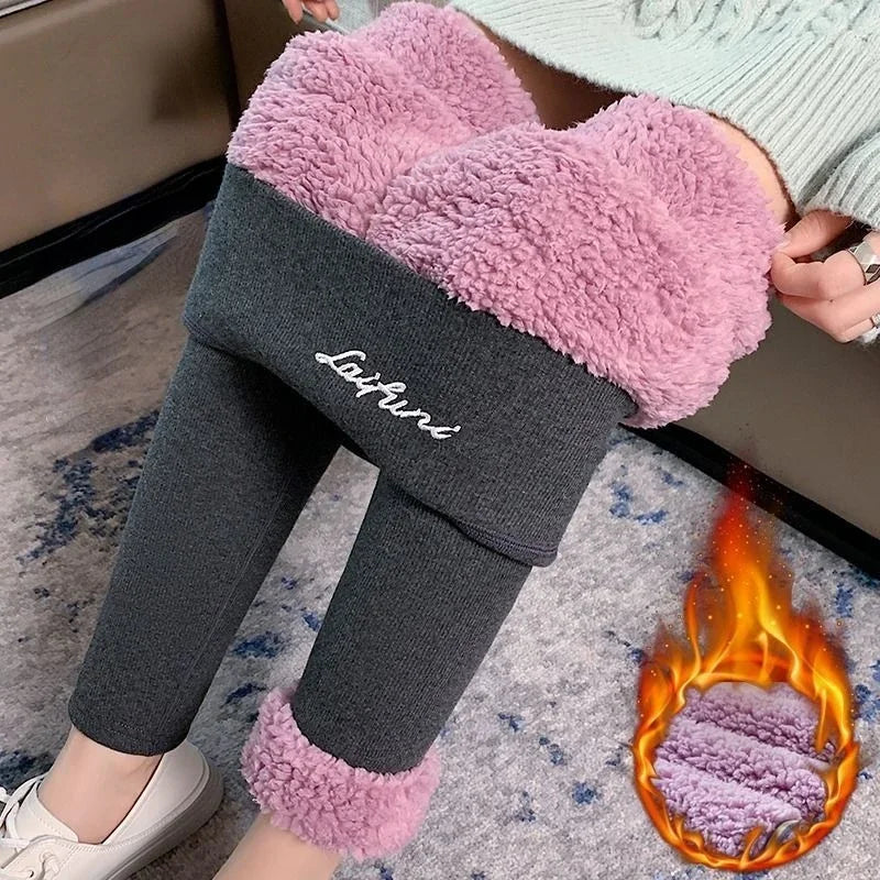 M&T Wear - Winter Velvet Thick High-Waist Leggings