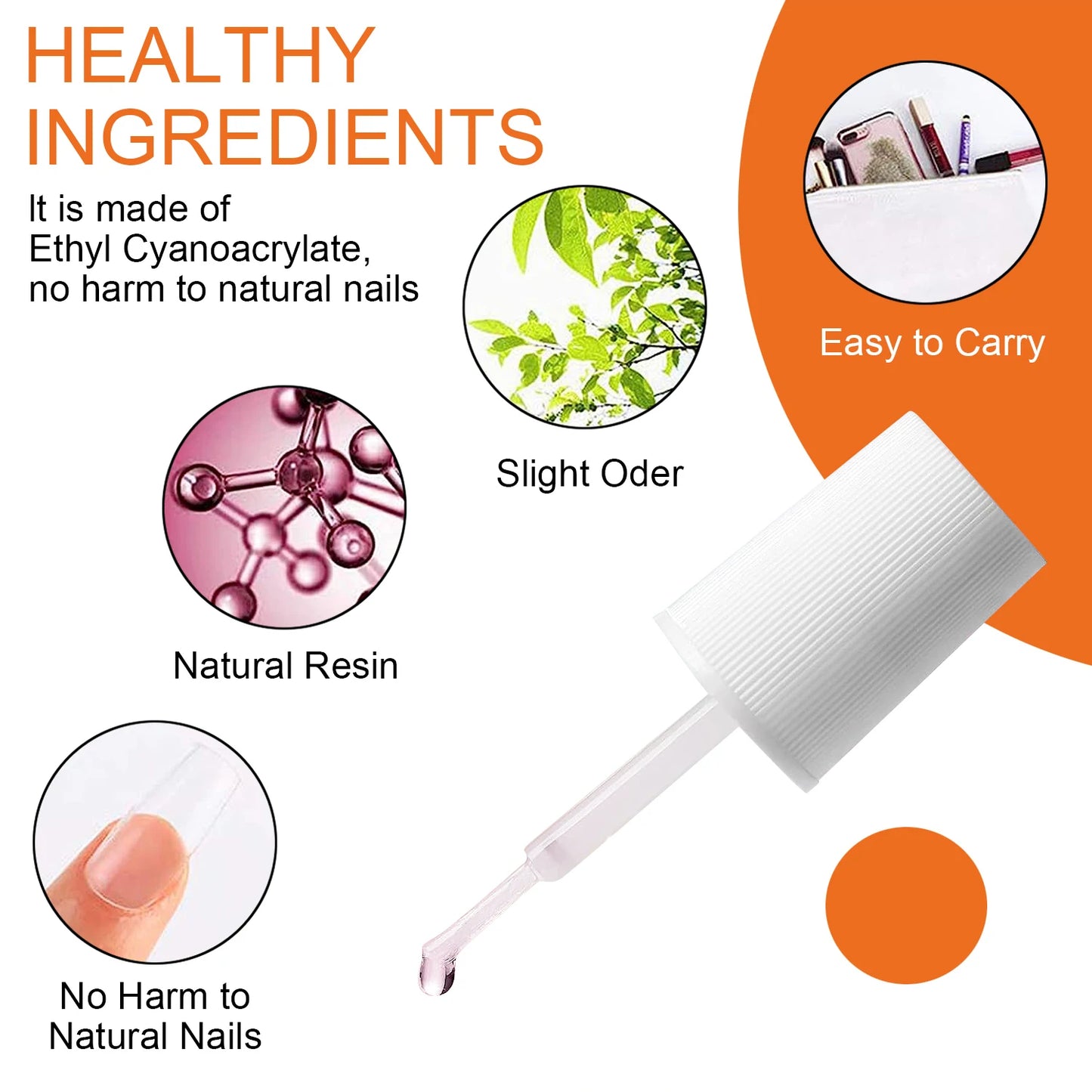 M&T Wear - 7g Super Strong Nail Glue – Long-Lasting Adhesion for False & Acrylic Nails