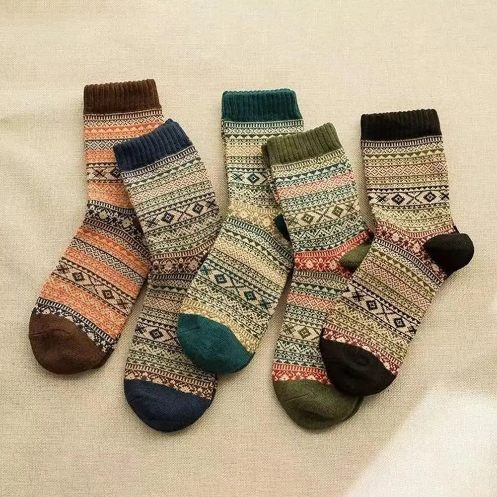 M&T Wear - Men’s Retro Thick Wool Winter Socks