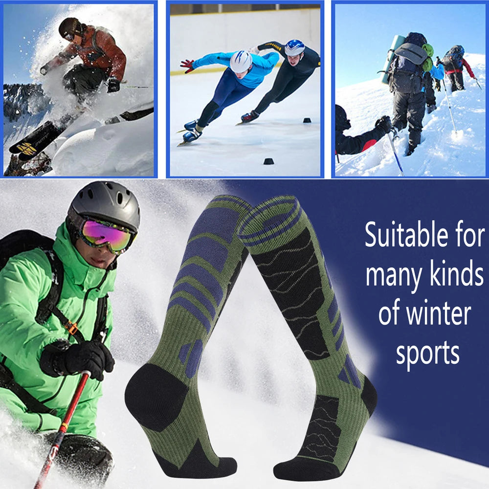 M&T Wear - Men’s Winter Merino Wool Thermal Ski Socks