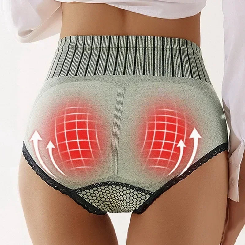 M&T Wear - Women Seamless Panties Underwear Female High Waist Brief Hip Lift Breathable Underpants Sexy Lingerie Body Shaper