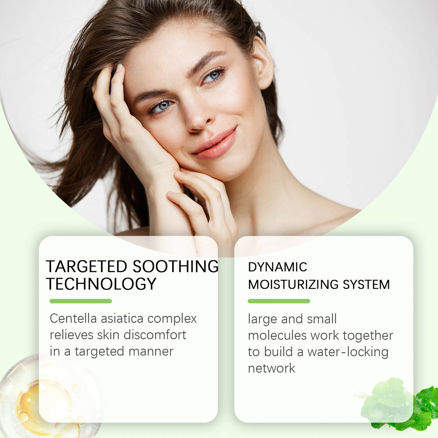 M&T Wear – Centella Asiatica Soothing Serum | Calming, Hydrating & Moisturizing Facial Care (50ml)