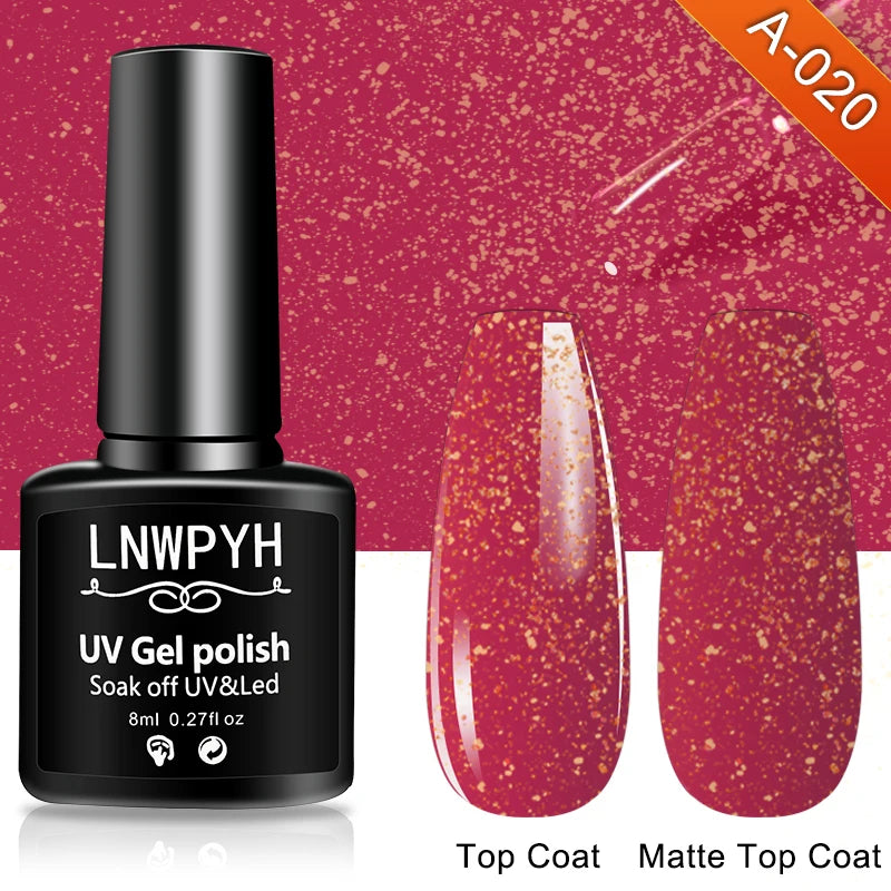 M&T Wear - 36 Color Gel Nail Polish Collection | Semi-Permanent Soak Off UV/LED Gel Varnish (8ml)