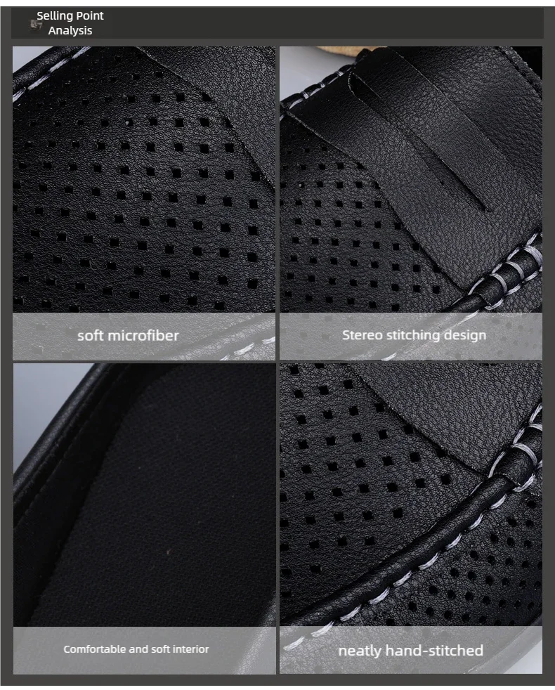 M&T Wear - Men's casual shoes four season light versatile fashion soft soled outdoor comfortable semi slippers wear-resistant casual shoes