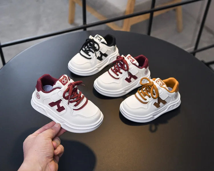 M&T Wear - Kids Basketball Shoes Comfortable Non-slip Students Running Shoes Soft Sole 2025 New Boys Girls Sports Shoes Hook&loop Trendy