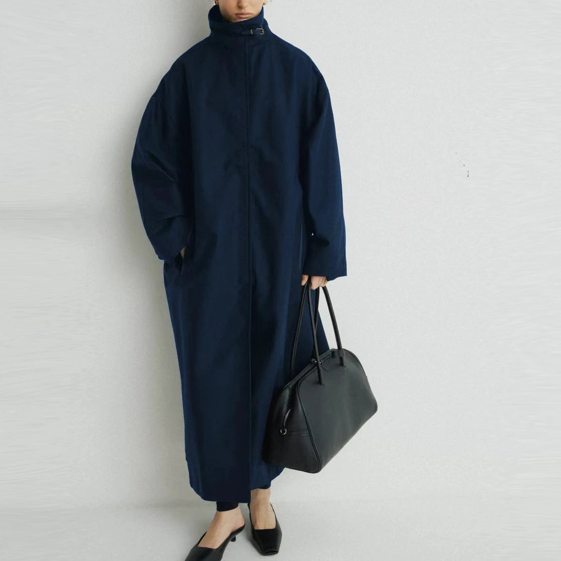 M&T Wear - Stylish Oversized Turtleneck Cotton Blend Winter Parka