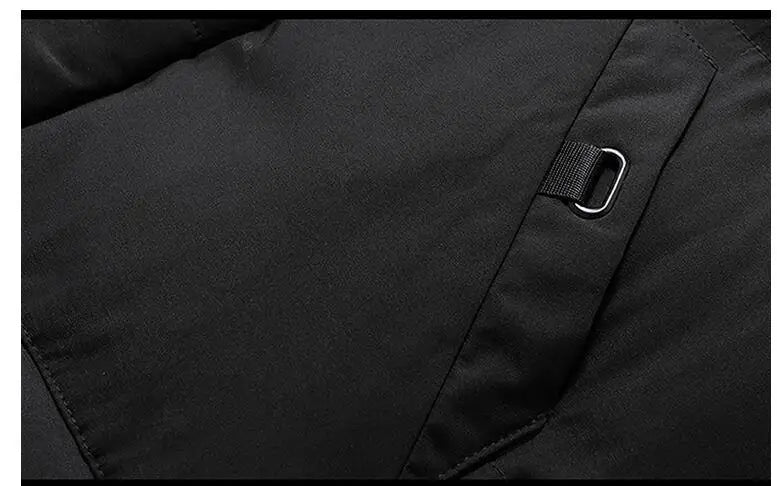 M&T Wear - Men’s Long Winter Down Jacket – Thick Warm Hooded Parka Coat