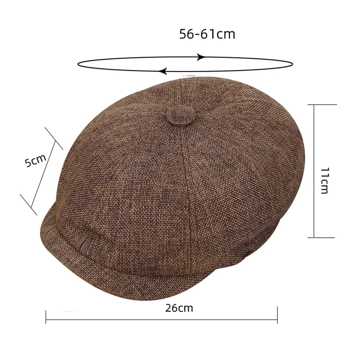 M&T Wear - Vintage Tweed Peaky Blinders Beret Cap