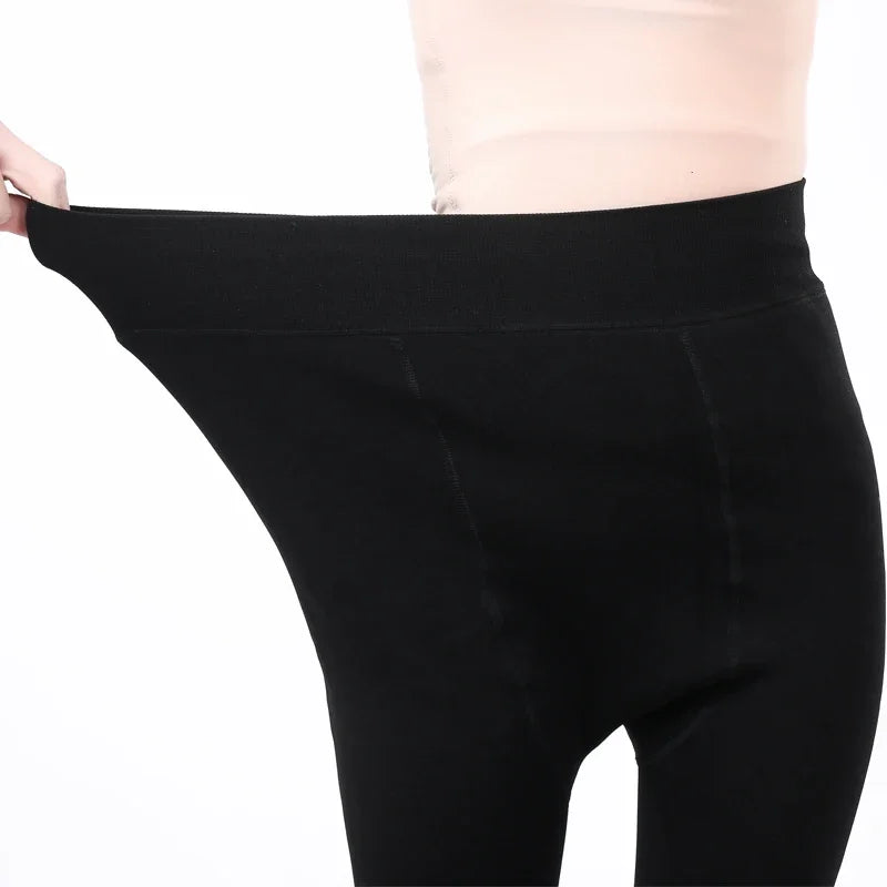 M&T Wear - Winter Velvet High Waist Leggings for Women
