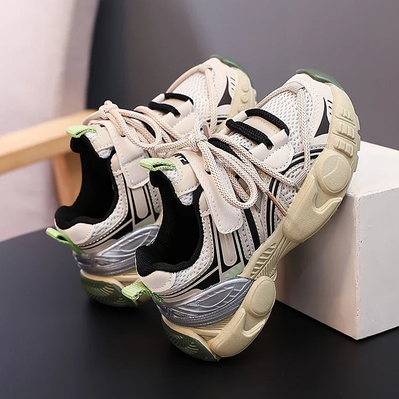 M&T Wear - Kids Sport Shoes Non-slip Fashion Toddler 2025 New Autumn Children Shoes for Boys Mesh Breathable Girls Sneakers Size 26-36