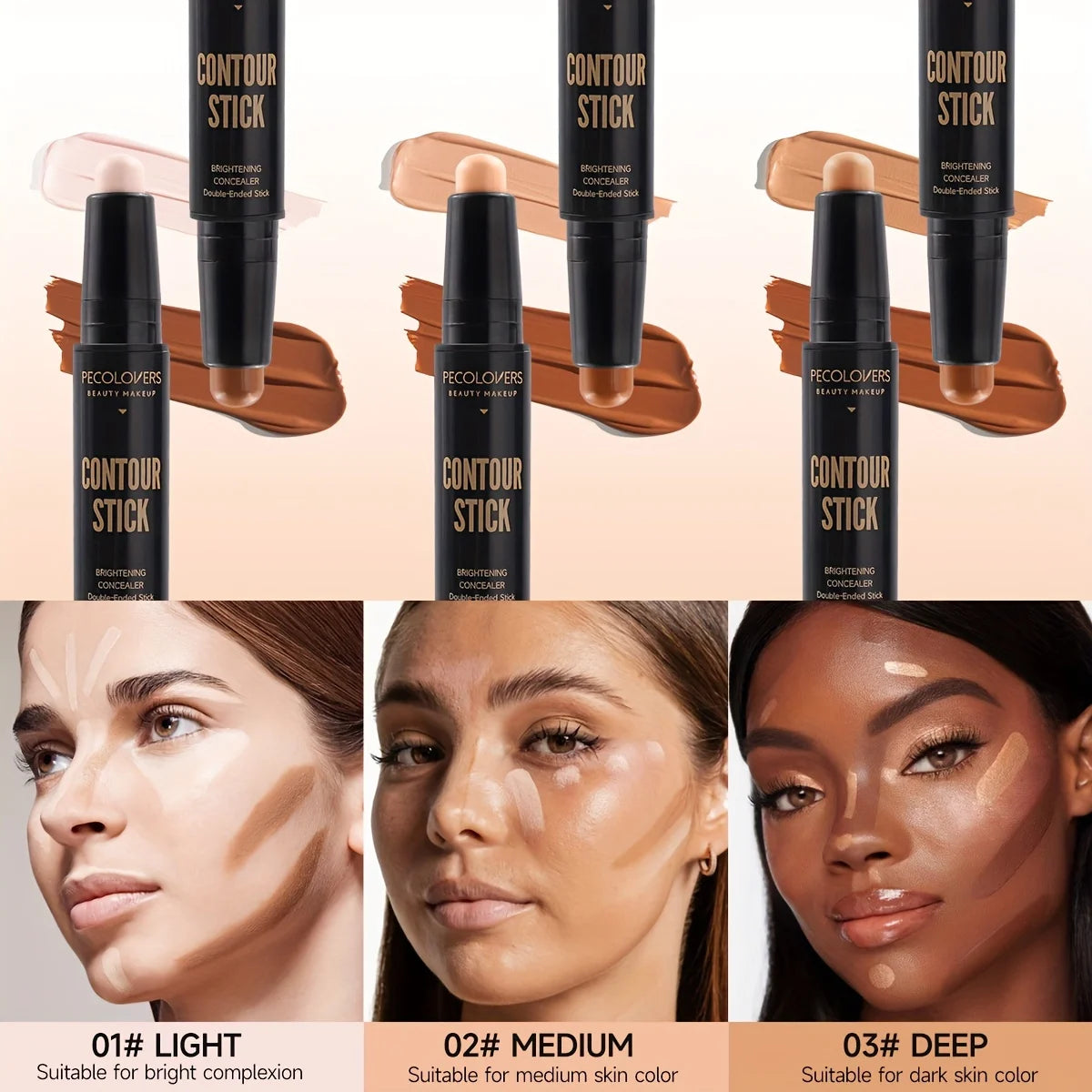 M&T Wear – Face Contour & Concealer Stick for Women
