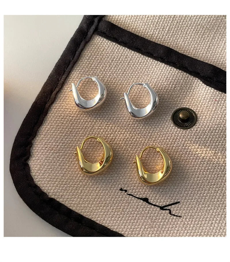 M&T Wear - 925 Sterling Silver Sweet Hoop Earrings for Women