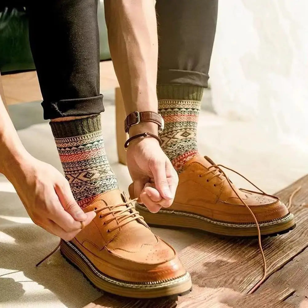 M&T Wear - Men’s Retro Thick Wool Winter Socks