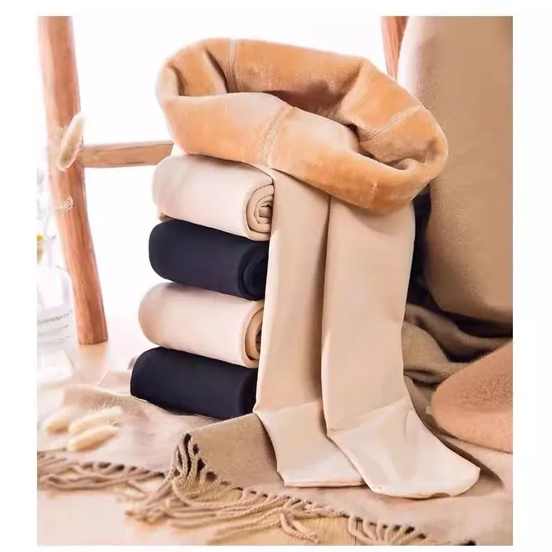 M&T Wear - Winter Velvet High Waist Leggings for Women