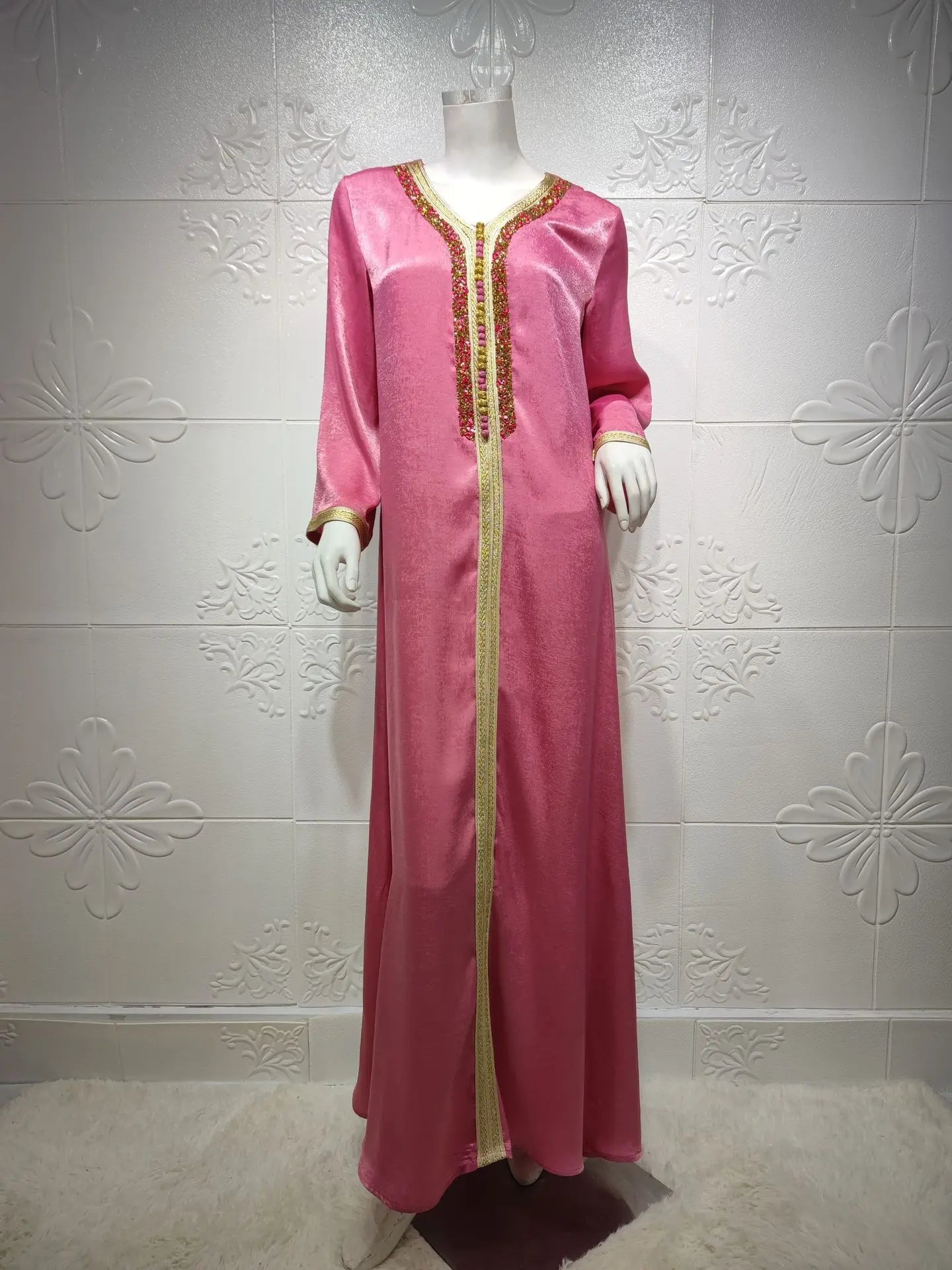 M&T Wear -  Eid Ramadan Mubarak Diamond Abaya Dress