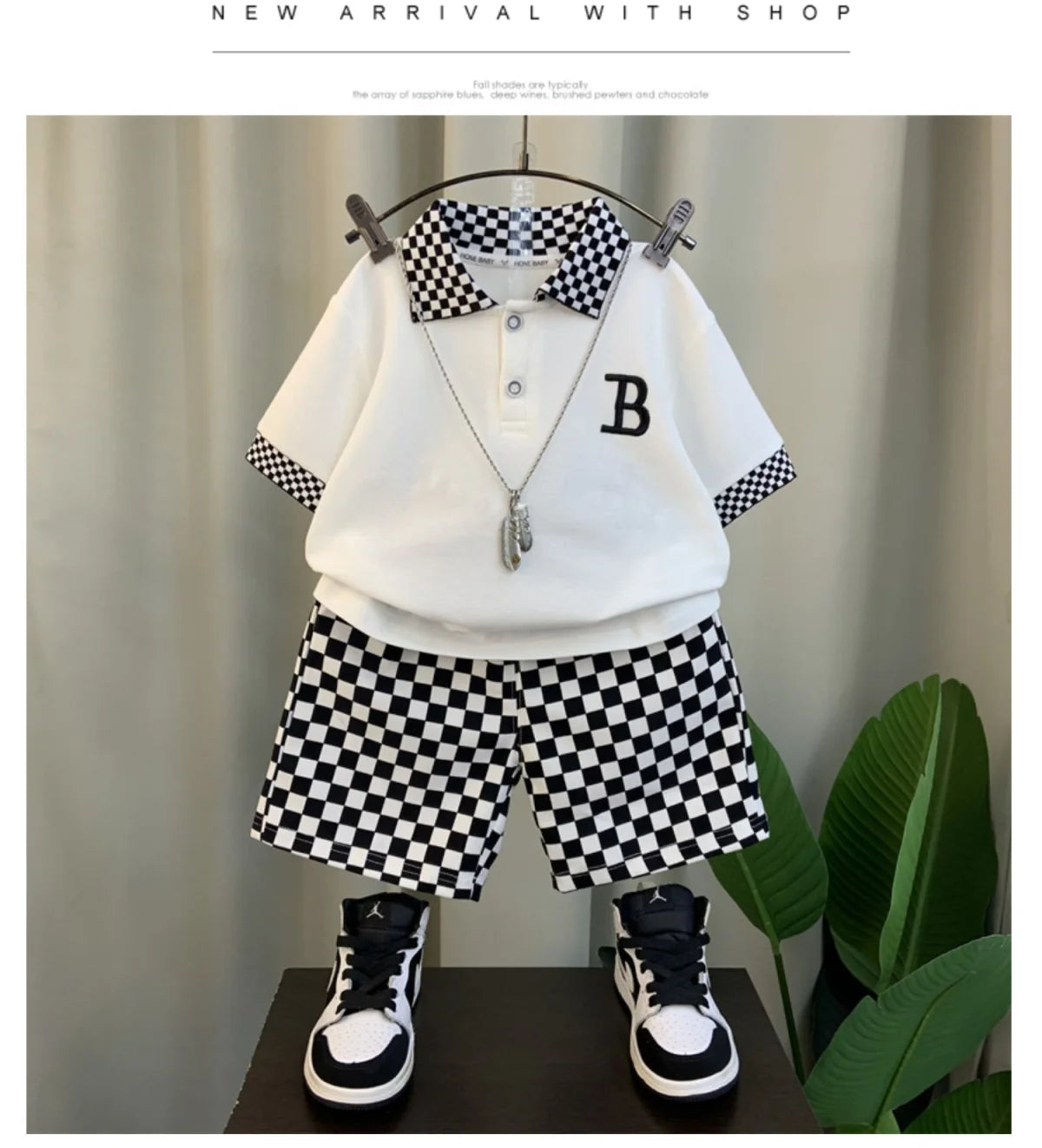 M&T Wear - Korean Children's Clothes 2025 Summer Kids Clothes Boys Outfits Baby Thin Short Sleeves Stripe Polo Shirt +Shorts Two Pieces Set