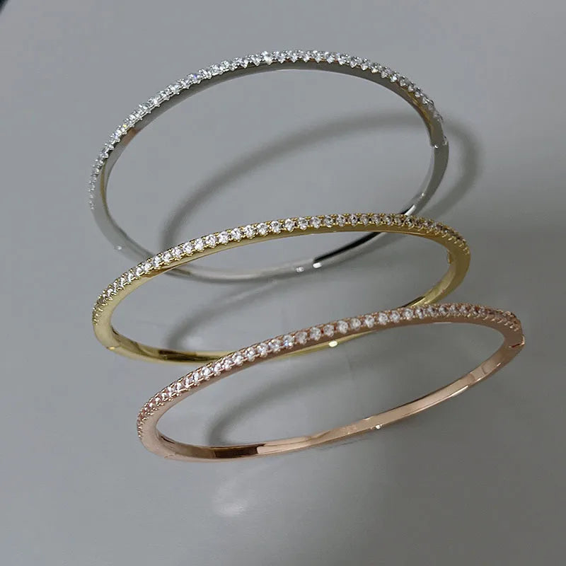 M&T Wear - Top Quality Sterling 925 Silver Bangle for Women