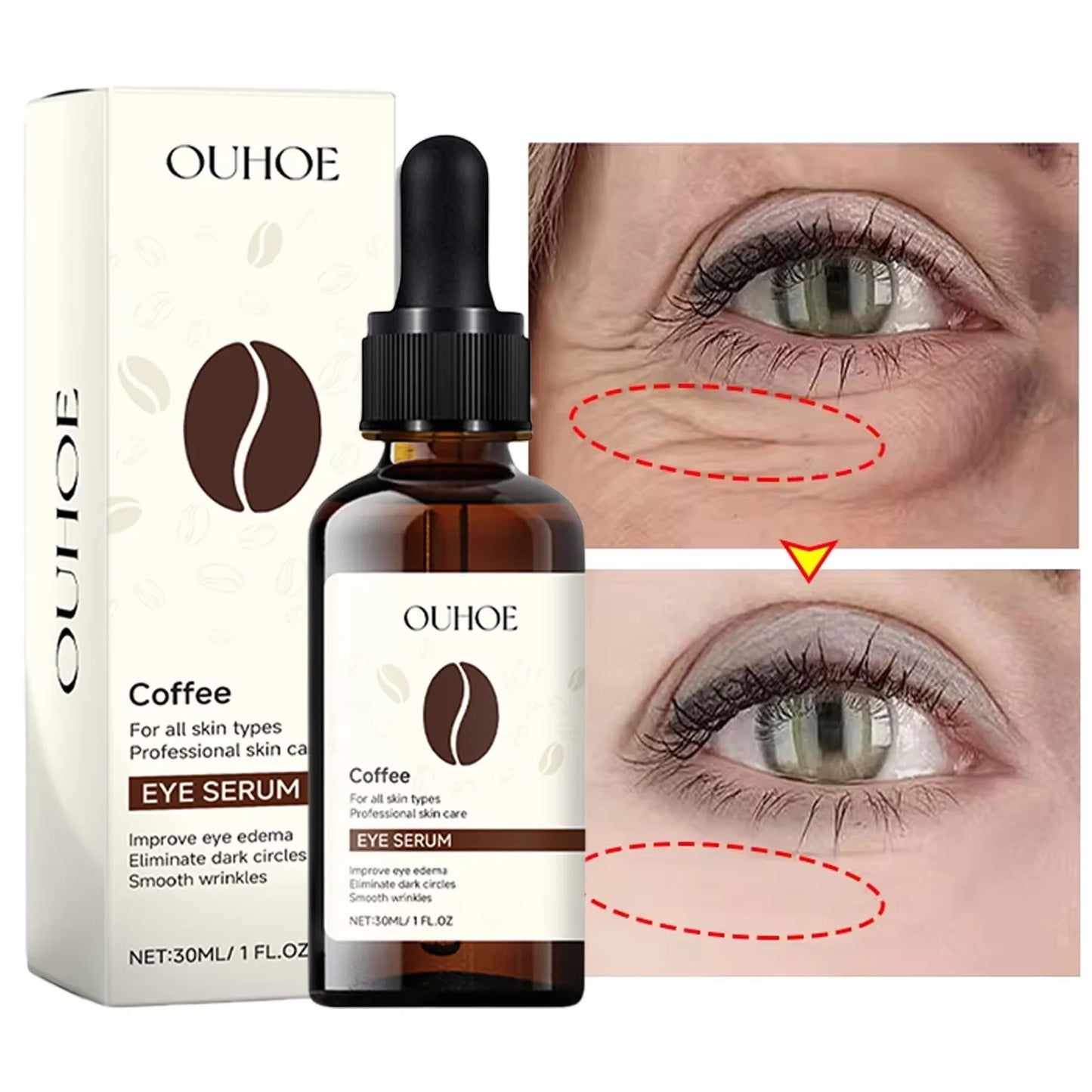 M&T Wear - Firming & Lifting Coffee EGCG Eye Serum