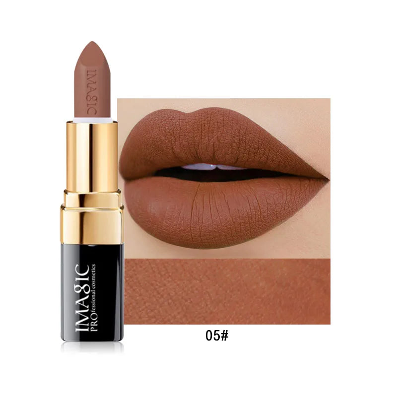M&T Wear - IMAGIC Long-Lasting Matte Lipstick – 12 Shades of Smooth, Waterproof, and Moisturizing Lip Color