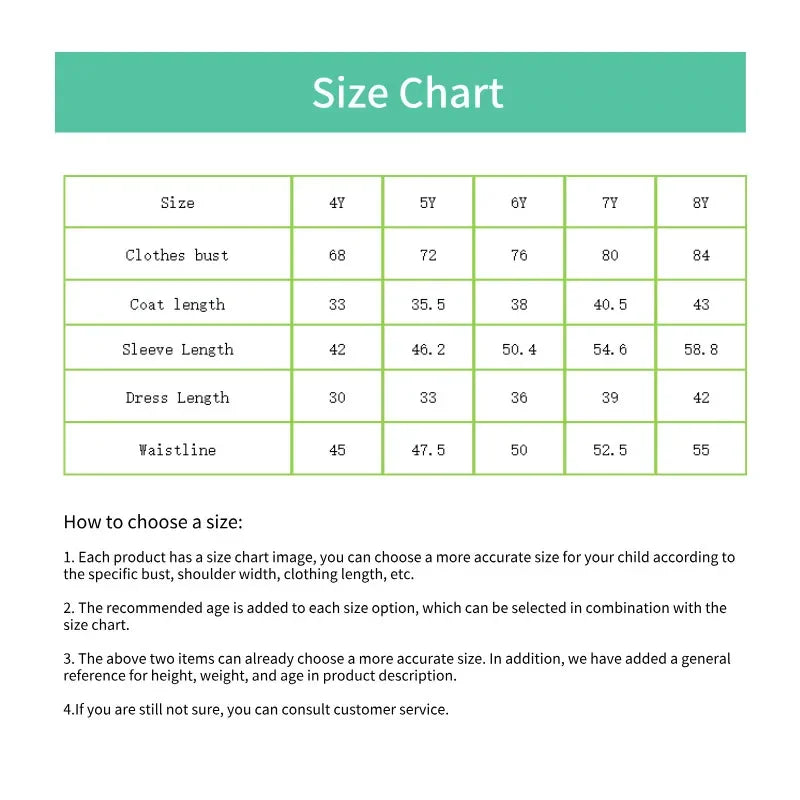 M&T Wear - Kid Girl 4-8 Years old Long Sleeve Coat and Skirt Sports Suit Outfit Toddler Infant Clothing Set Kids Wear Ootd For Baby Girl