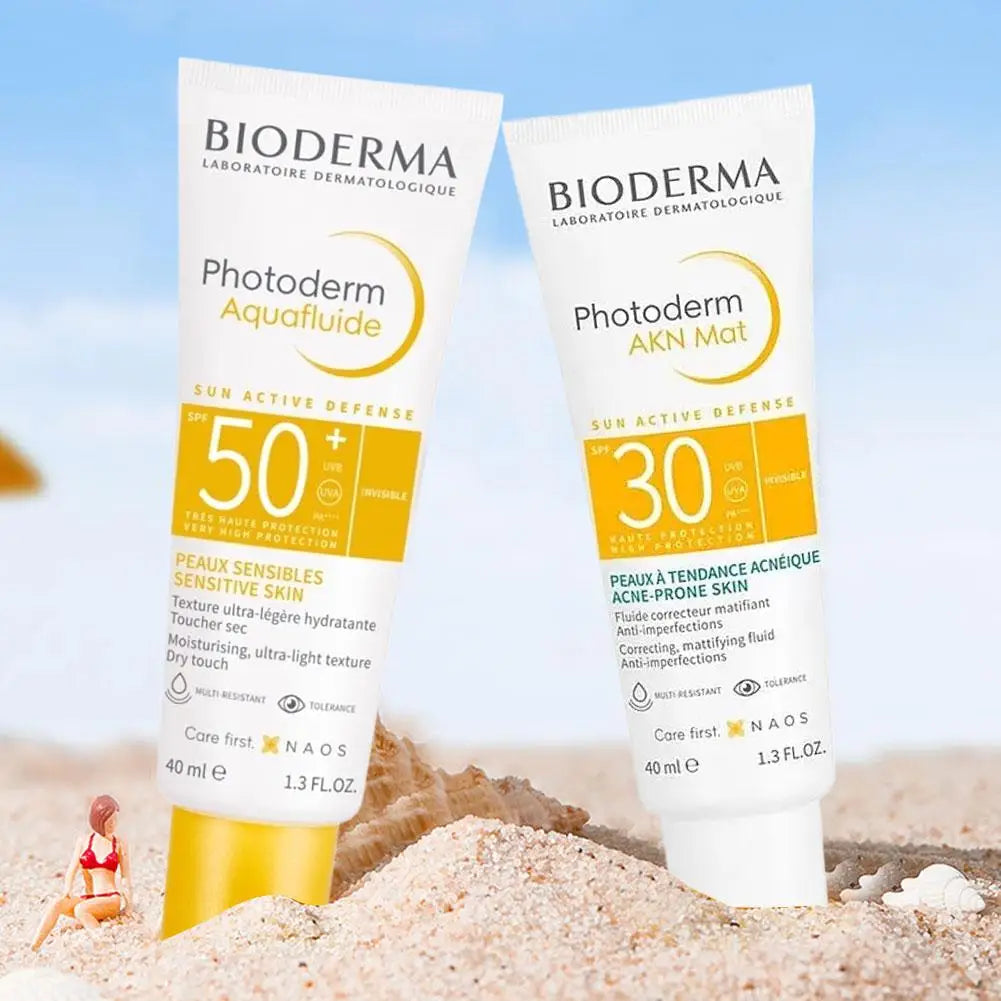 BIODERMA Sunscreen Cream SPF50+  All Skin Types - Sensitive Skin Ance Skin Dry Skin Waterproof Sweat Proof Sunblock