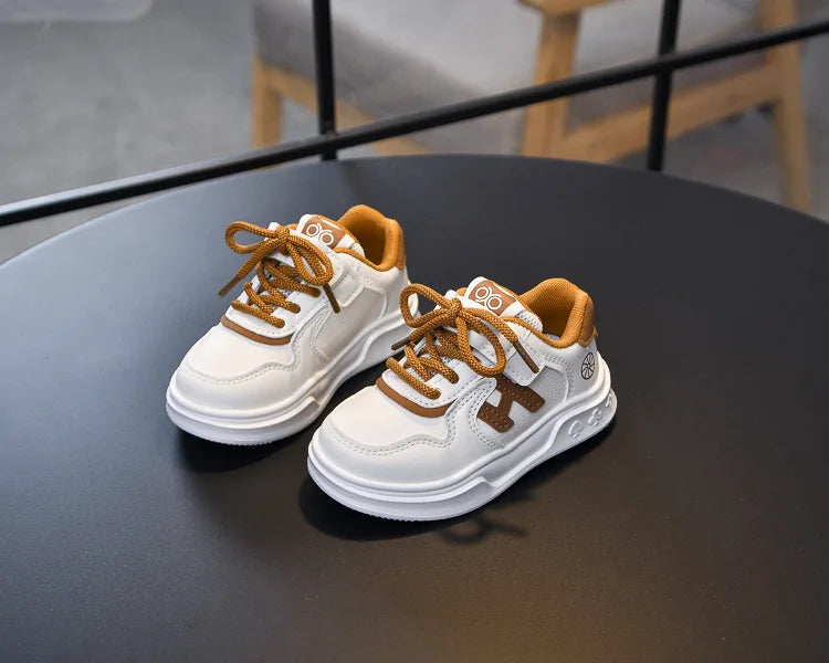 M&T Wear - Kids Basketball Shoes Comfortable Non-slip Students Running Shoes Soft Sole 2025 New Boys Girls Sports Shoes Hook&loop Trendy