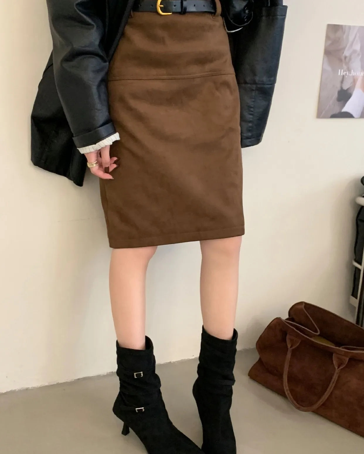 M&T Wear -  Sexy Pointed Toe Women Boots Autumn High Heels Shoes Luxury Chelsea Boots Party Stiletto Pumps New Plus Size 40 Mujer Botas