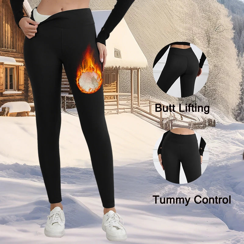 M&T Wear - Autumn Winter Warm Fleece Leggings for Women